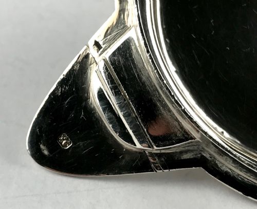 RARE GEORGIAN SOLID SILVER STERLING BRANDY PAN LONDON 1802 JOHN EAMES 336G - ADDITIONAL PHOTO 5