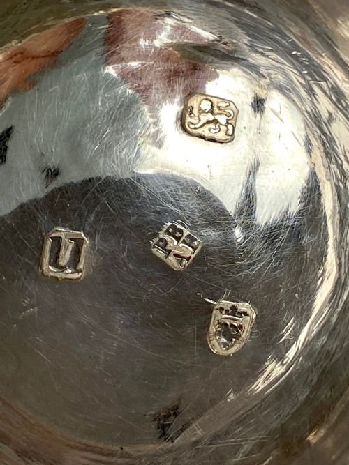 SOLID SILVER STERLING GEORGIAN LIDDED TANKARD LONDON 1795 BATEMAN - ADDITIONAL PHOTO 5