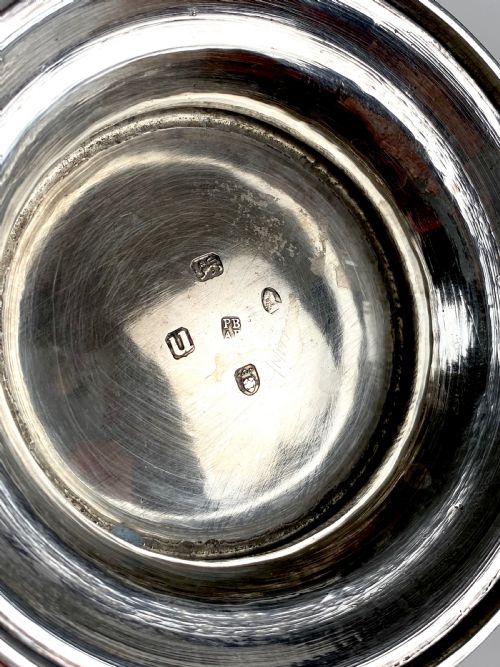 SOLID SILVER STERLING GEORGIAN LIDDED TANKARD LONDON 1795 BATEMAN - ADDITIONAL PHOTO 7