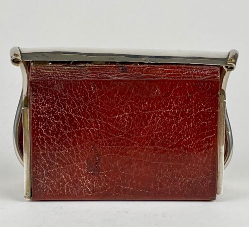 SOLID SILVER AUSTRO HUNGARIAN MILITARY CARTRIDGE BOX CAVALRY 1900 - ADDITIONAL PHOTO 6
