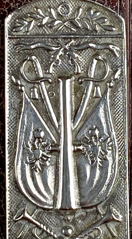 SOLID SILVER AUSTRO HUNGARIAN MILITARY CARTRIDGE BOX CAVALRY 1900 - ADDITIONAL PHOTO 10