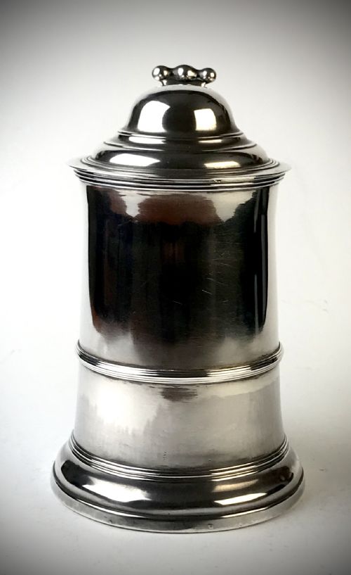 LARGE GEORGIAN SOLID SILVER STERLING TANKARD SHEFFIELD 1808 WILLIAM WILD CO - ADDITIONAL PHOTO 8