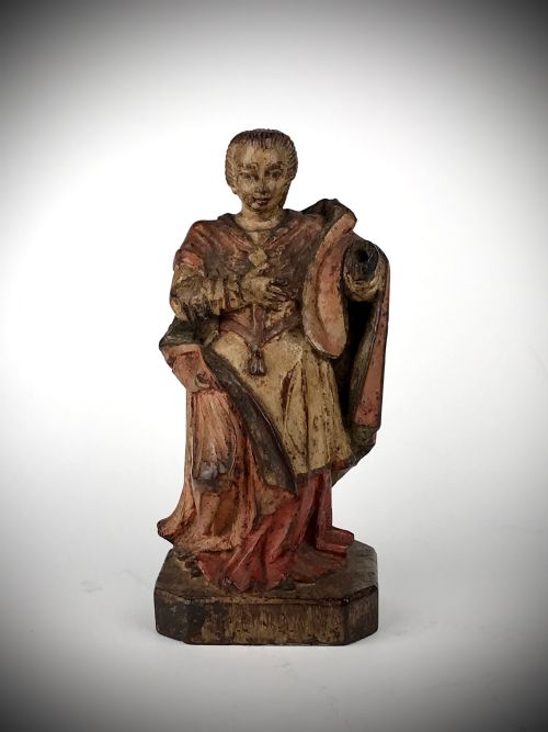 BAROQUE BRAZILIAN SAINT SCULPTURE BY ANTONIO FRANCISCO LISBOA ALEIJADINHO 18TH CENTURY RELIGIOUS
