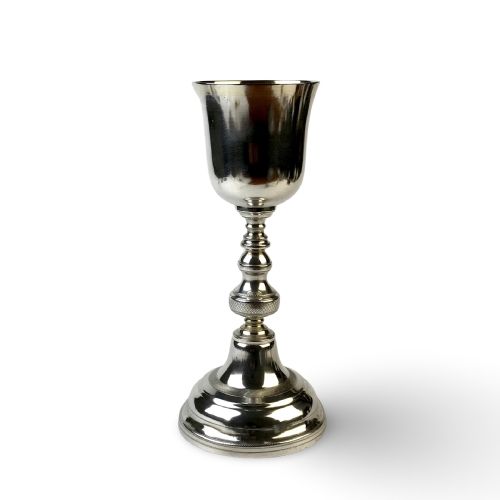 MAGNIFICENT 18TH CENTURY SOLID SILVER STERLING ECCLESIASTICAL CHALICE LISBON PORTUGAL - ADDITIONAL PHOTO 1