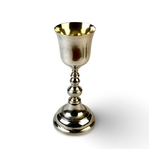 MAGNIFICENT 18TH CENTURY SOLID SILVER STERLING ECCLESIASTICAL CHALICE LISBON PORTUGAL - ADDITIONAL PHOTO 3