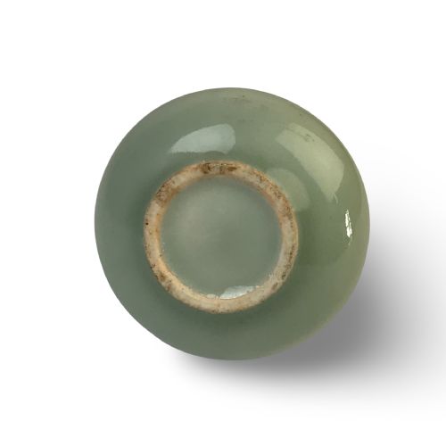 CHINESE PORCELAIN CELADON DOUBLE GOURD VASE CIRCA 1920 - ADDITIONAL PHOTO 4