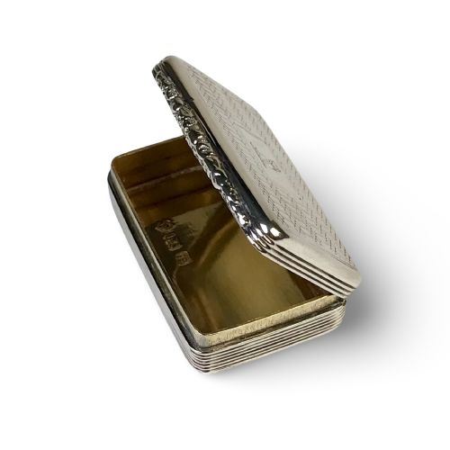 ANTIQUE SOLID SILVER STERLING SNUFF BOX 1835 - ADDITIONAL PHOTO 4