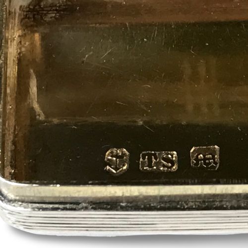 ANTIQUE SOLID SILVER STERLING SNUFF BOX 1835 - ADDITIONAL PHOTO 6