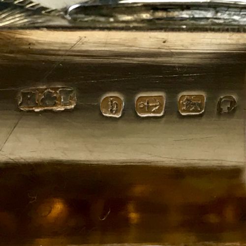 SOLID SILVER STERLING VINAIGRETTE 1876 HILLIARD THOMASON - ADDITIONAL PHOTO 9