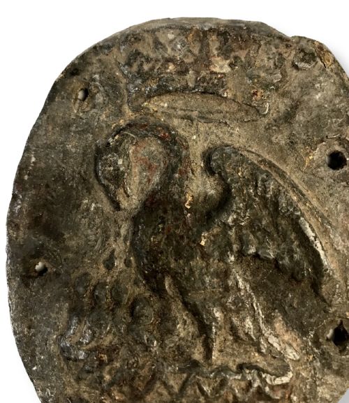 RELIGIOUS PLAQUE PAPAL PELICAN FEEDING ITS YOUNG 17TH CENTURY - ADDITIONAL PHOTO 4