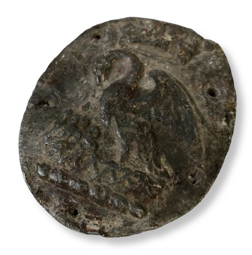 RELIGIOUS PLAQUE PAPAL PELICAN FEEDING ITS YOUNG 17TH CENTURY - ADDITIONAL PHOTO 5