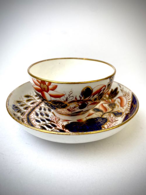 RARE GEORGIAN SPODE PORCELAIN TEA BOWL 1814 BANANA TREE PATTERN 1 - ADDITIONAL PHOTO 1