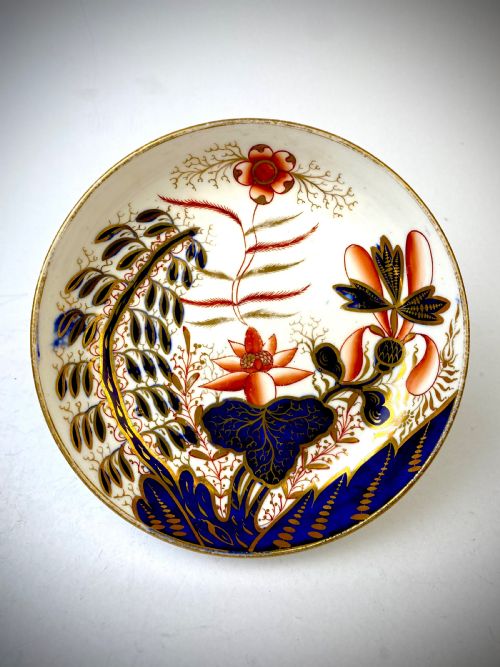 GEORGIAN SPODE PORCELAIN TEA BOWL 1814 BANANA TREE PATTERN 2 - ADDITIONAL PHOTO 3