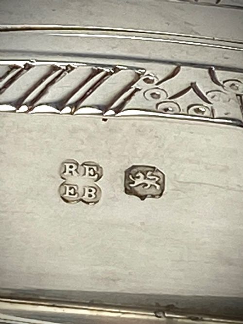 SOLID SILVER STERLING GEORGIAN CANDLE SNUFFERS - ADDITIONAL PHOTO 4