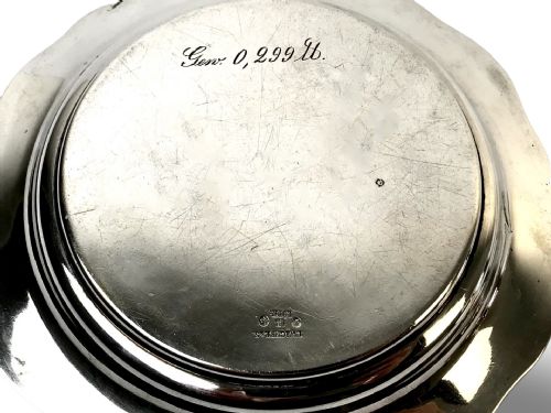 PAIR SOLID SILVER WINE BOTTLE COASTERS BERLIN 19TH C PRINCE LICHNKWSKY - ADDITIONAL PHOTO 4
