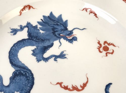 MEISSEN MING BLUE CHINESE DRAGON PORCELAIN DINNER PLATE 25CM 2 - ADDITIONAL PHOTO 7