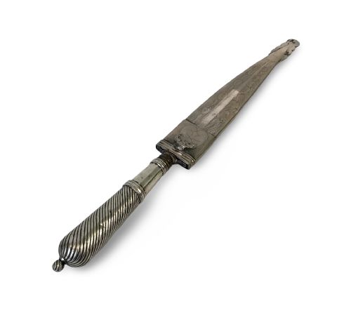 silver gaucho knife 19th century south america - CATEGORY: ANTIQUE MISCELLANEOUS - DATED 19TH CENTURY