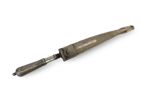 SILVER GAUCHO KNIFE 19TH CENTURY SOUTH AMERICA - ADDITIONAL PHOTO 1