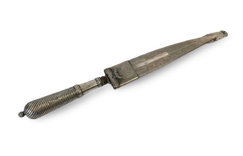 SILVER GAUCHO KNIFE 19TH CENTURY SOUTH AMERICA - ADDITIONAL PHOTO 2