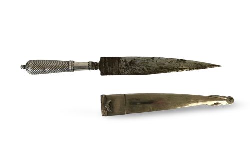 SILVER GAUCHO KNIFE 19TH CENTURY SOUTH AMERICA - ADDITIONAL PHOTO 4