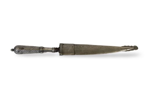 SILVER GAUCHO KNIFE 19TH CENTURY SOUTH AMERICA - ADDITIONAL PHOTO 7