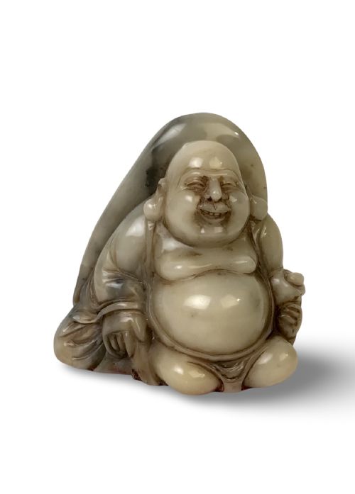 antique shoushan stone chinese seal 19th c qing signed buddha - CATEGORY: ANTIQUE MISCELLANEOUS - DATED 19TH CENTURY