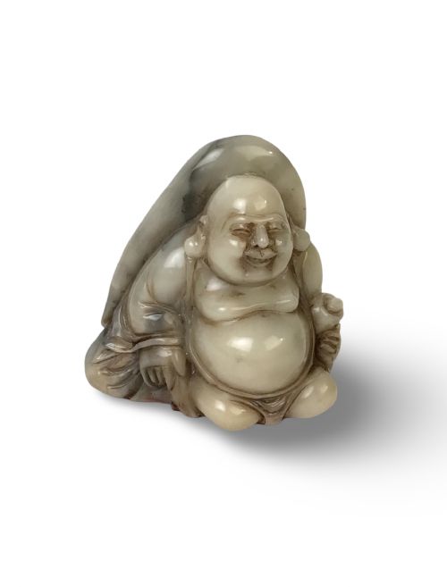 ANTIQUE SHOUSHAN STONE CHINESE SEAL 19TH C QING SIGNED BUDDHA - ADDITIONAL PHOTO 1