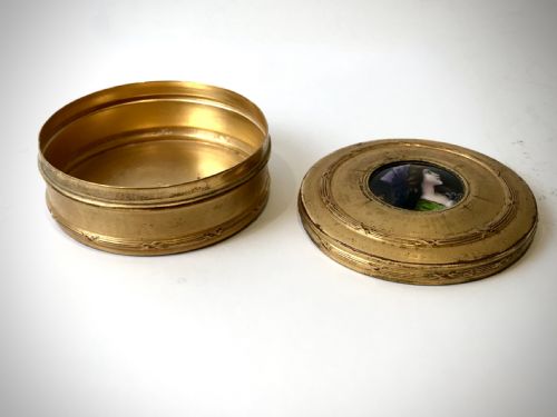 FRENCH BRONZE GILT ENAMEL JEWELLERY BOX CIRCA 1880 - ADDITIONAL PHOTO 4