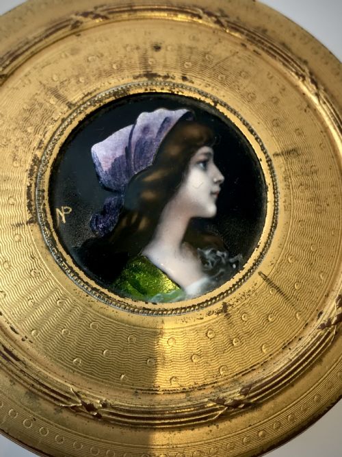 FRENCH BRONZE GILT ENAMEL JEWELLERY BOX CIRCA 1880 - ADDITIONAL PHOTO 6