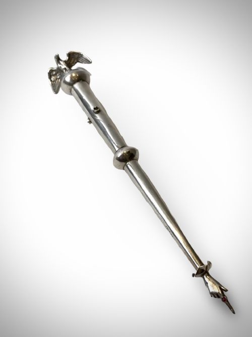 russian solid silver torah pointer moscow 1895 jewish - CATEGORY: ANTIQUE SILVER - DATED 19TH CENTURY