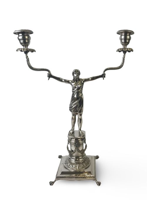 MAGNIFICENT PAIR SOLID SILVER CANDELABRAS 1840 BRAZIL 10 DINEIROS - ADDITIONAL PHOTO 5