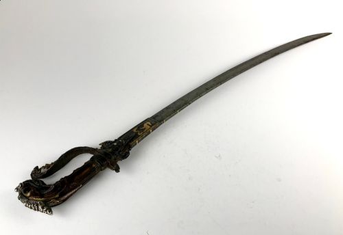 antique sinhalese kastane ceremonial ceylon sri lankan sword - CATEGORY: ANTIQUE MISCELLANEOUS - DATED 19TH CENTURY