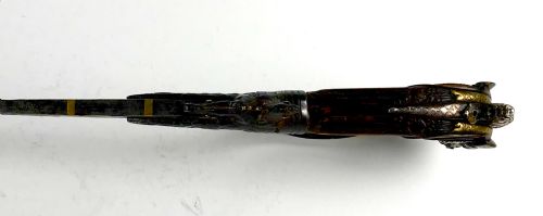 ANTIQUE SINHALESE KASTANE CEREMONIAL CEYLON SRI LANKAN SWORD - ADDITIONAL PHOTO 7