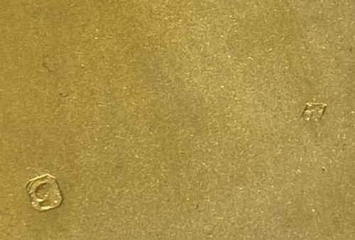 FRENCH SOLID SILVER GILT ENAMEL BOX ART DECO 1900 - ADDITIONAL PHOTO 5