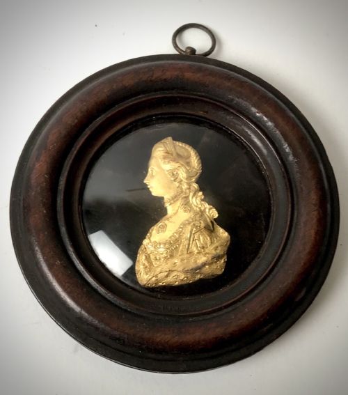 PORTRAIT MINIATURE KING LOUIS XVI ANTOINETTE GILT 1780 - ADDITIONAL PHOTO 3