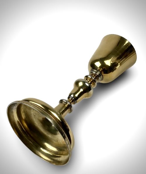 MAGNIFICENT 18TH CENTURY SOLID SILVER STERLING ECCLESIASTICAL CHURCH CHALICE LISBON PORTUGAL GILDED - ADDITIONAL PHOTO 2