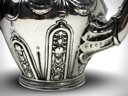 RARE SOLID SILVER STERLING TEAPOT LONDON 1765 WILLIAM SHAW - ADDITIONAL PHOTO 3