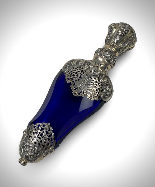 EXCEPTIONAL FRENCH 19TH CENTURY PERFUME FLASK PARIS SILVER GILT - ADDITIONAL PHOTO 5