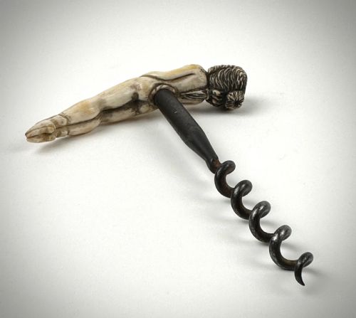 RARE BONE EROTIC CORKSCREW 18TH CENTURY - ADDITIONAL PHOTO 3