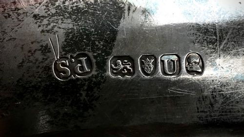 MAGNIFICENT SOLID SILVER STERLING PAUL STORR MEAT DISH LONDON 1815 2644 GRAMS - ADDITIONAL PHOTO 2