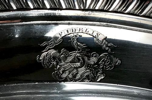 MAGNIFICENT SOLID SILVER STERLING PAUL STORR MEAT DISH LONDON 1815 2644 GRAMS - ADDITIONAL PHOTO 5