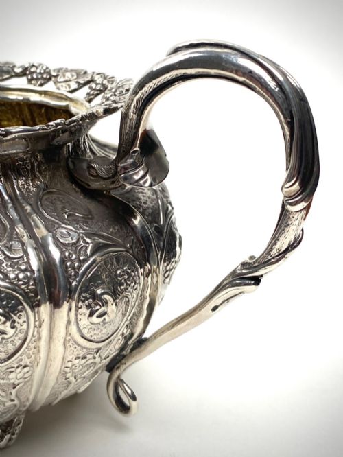 GEORGIAN SOLID SILVER STERLING MILK JUG LONDON 1821 - ADDITIONAL PHOTO 2