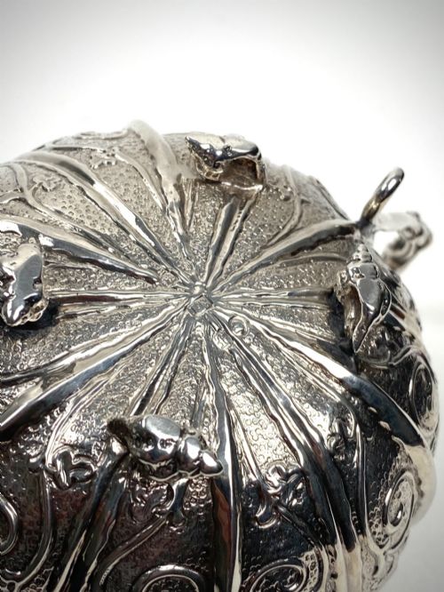 GEORGIAN SOLID SILVER STERLING MILK JUG LONDON 1821 - ADDITIONAL PHOTO 3