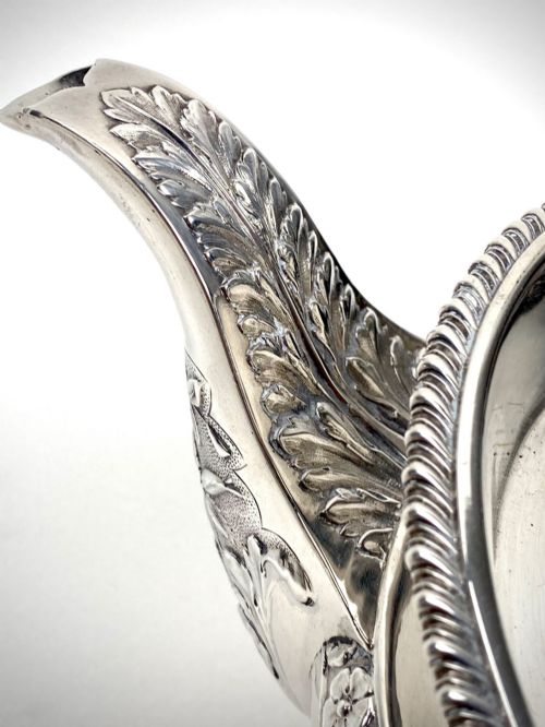 MAGNIFICENT SOLID SILVER STERLING GEORGIAN TEA SET LONDON 1825 - ADDITIONAL PHOTO 4