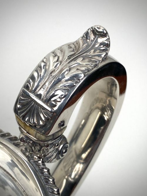 MAGNIFICENT SOLID SILVER STERLING GEORGIAN TEA SET LONDON 1825 - ADDITIONAL PHOTO 5