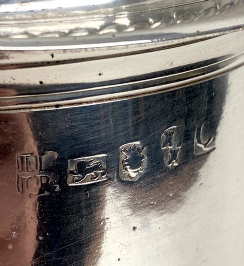 LARGE GEORGIAN TANKARD SOLID SILVER STERLING NEWCASTLE 1782 - ADDITIONAL PHOTO 2