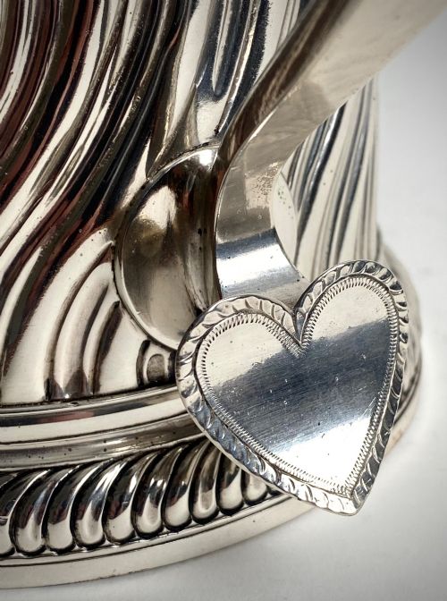 LARGE GEORGIAN TANKARD SOLID SILVER STERLING NEWCASTLE 1782 - ADDITIONAL PHOTO 7