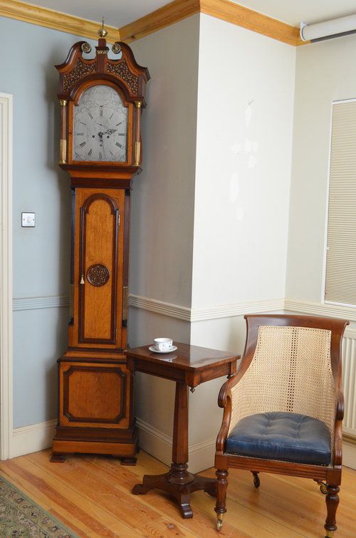 GEORGIAN LONGCASE CLOCK BY JOHN SCOTT EDINBURGH