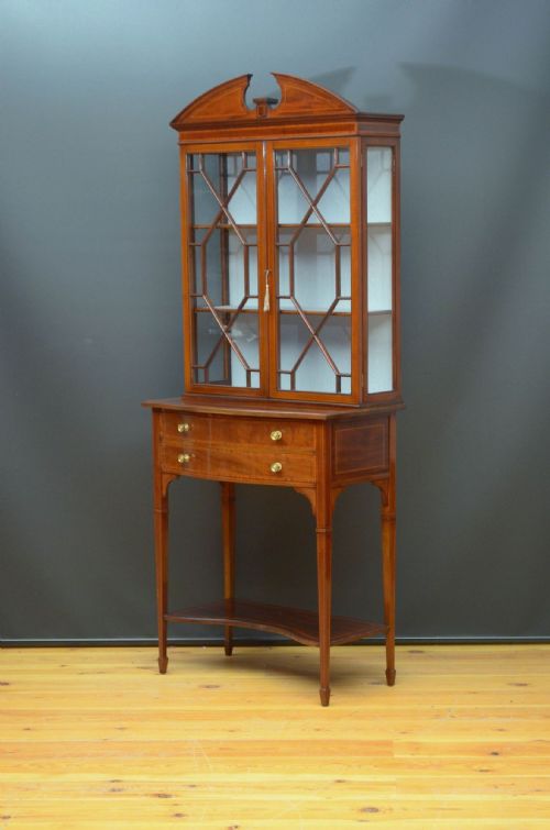 Fine Quality Edwardian Display Cabinet in Mahogany