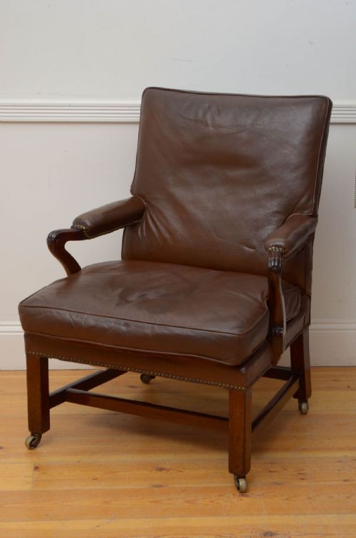 George III Library Chair Armchair